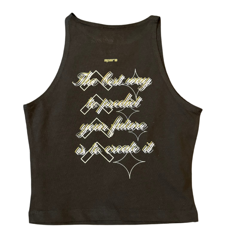 Black/Khaki Crop Top - The APARA Collection by ACRA