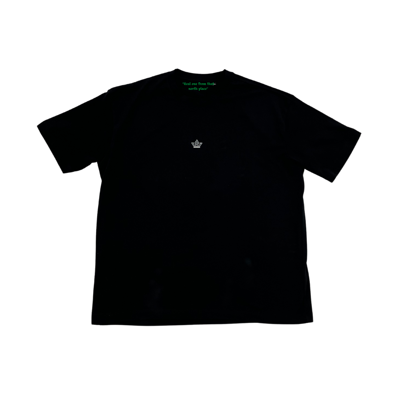 Black/White/Green Tee - The BlaCk YOrkshireman Collection by ACRA x Chiedu Oraka