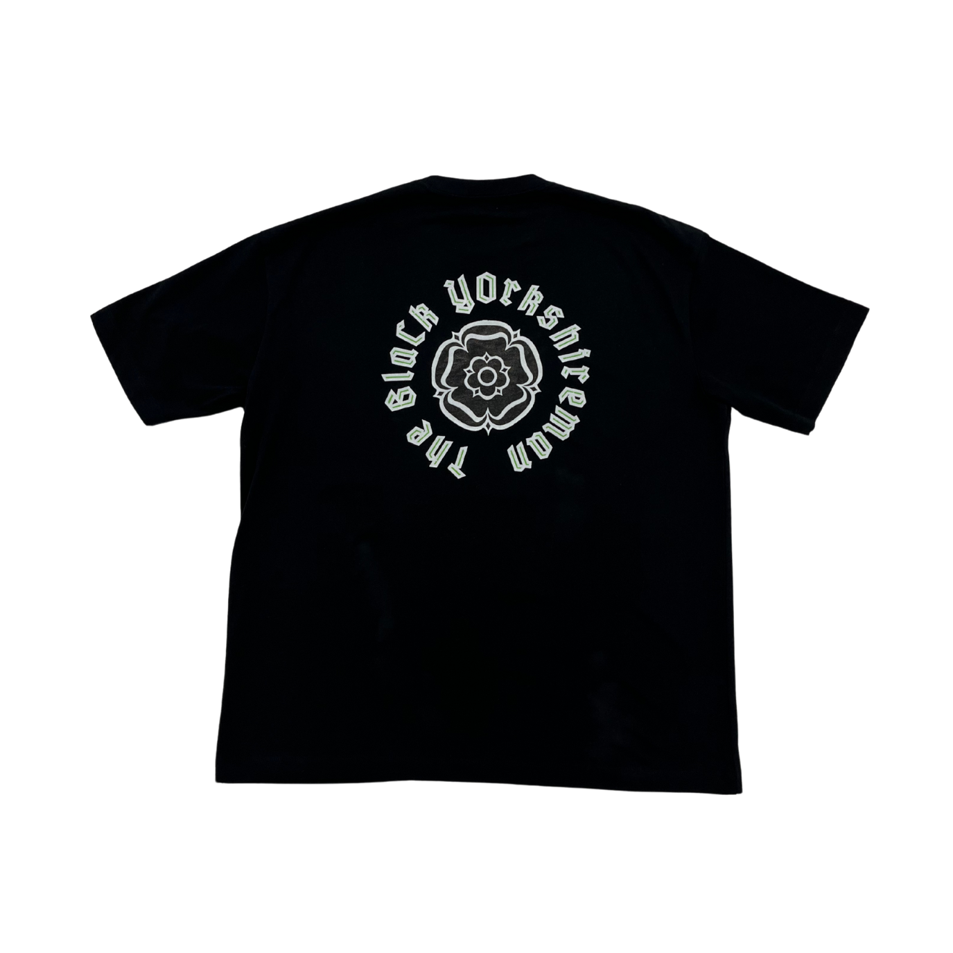 Black/White/Green Tee - The BlaCk YOrkshireman Collection by ACRA x Chiedu Oraka