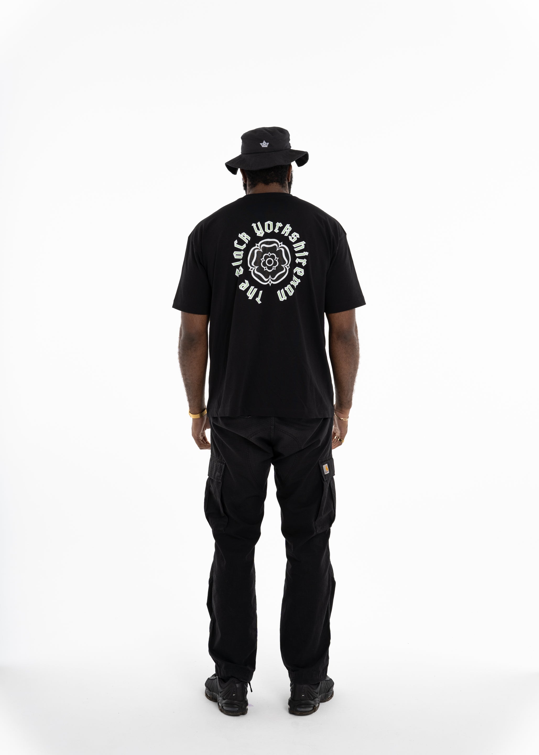 Black/White/Green Tee - The BlaCk YOrkshireman Collection by ACRA x Chiedu Oraka