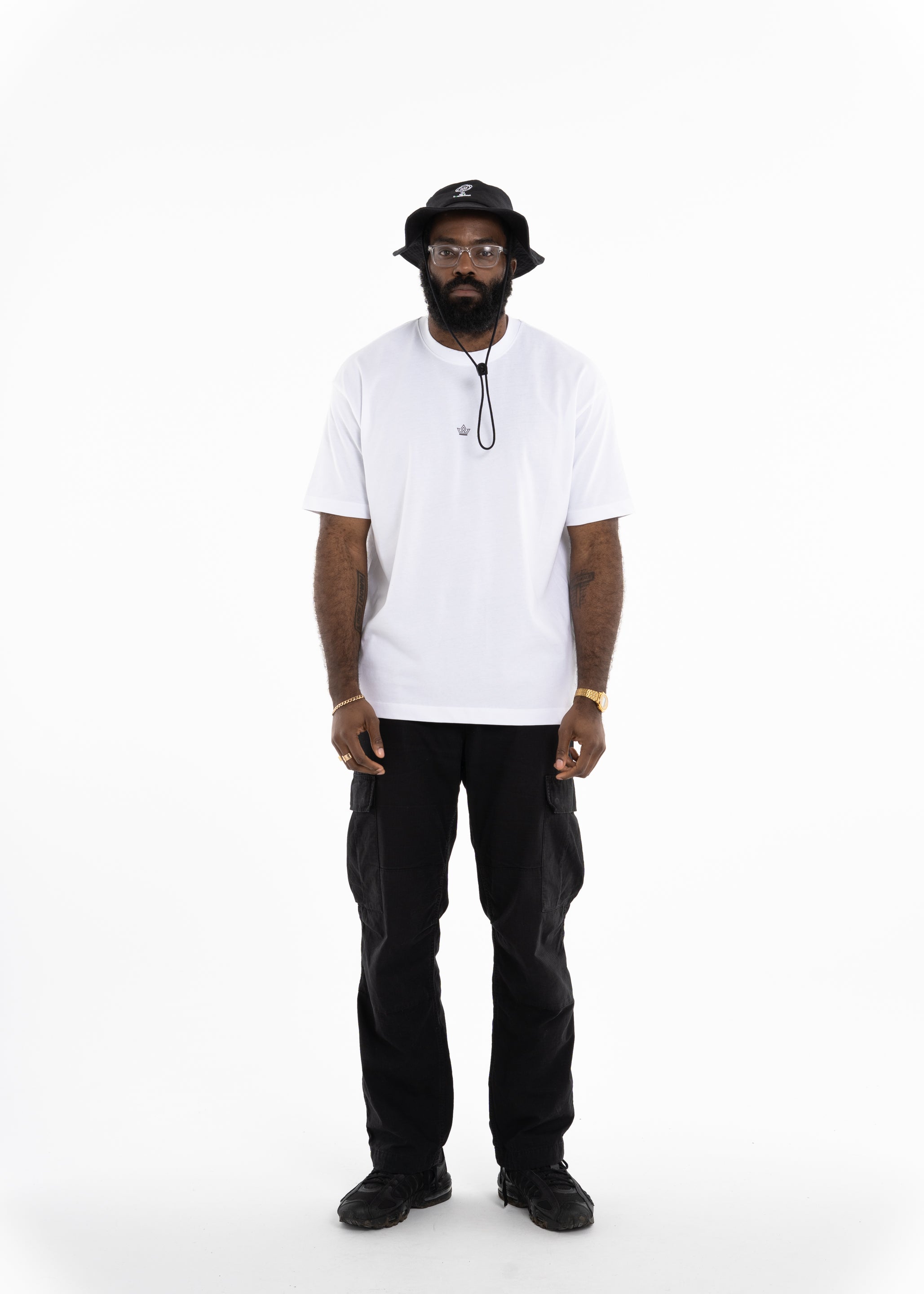 White/Black/Green Tee - The BlaCk YOrkshireman Collection by ACRA x Chiedu Oraka