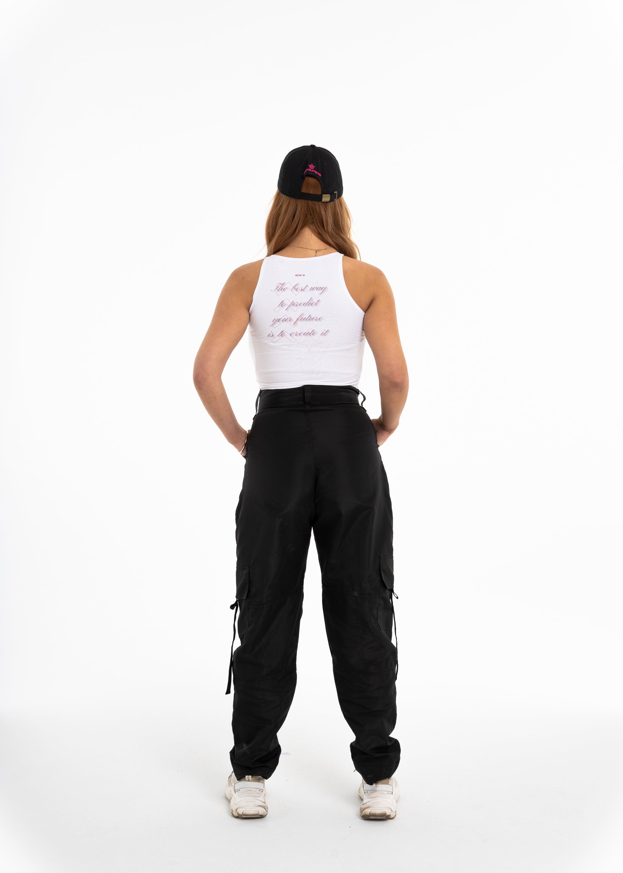 White/Orchid Crop Top - The APARA Collection by ACRA