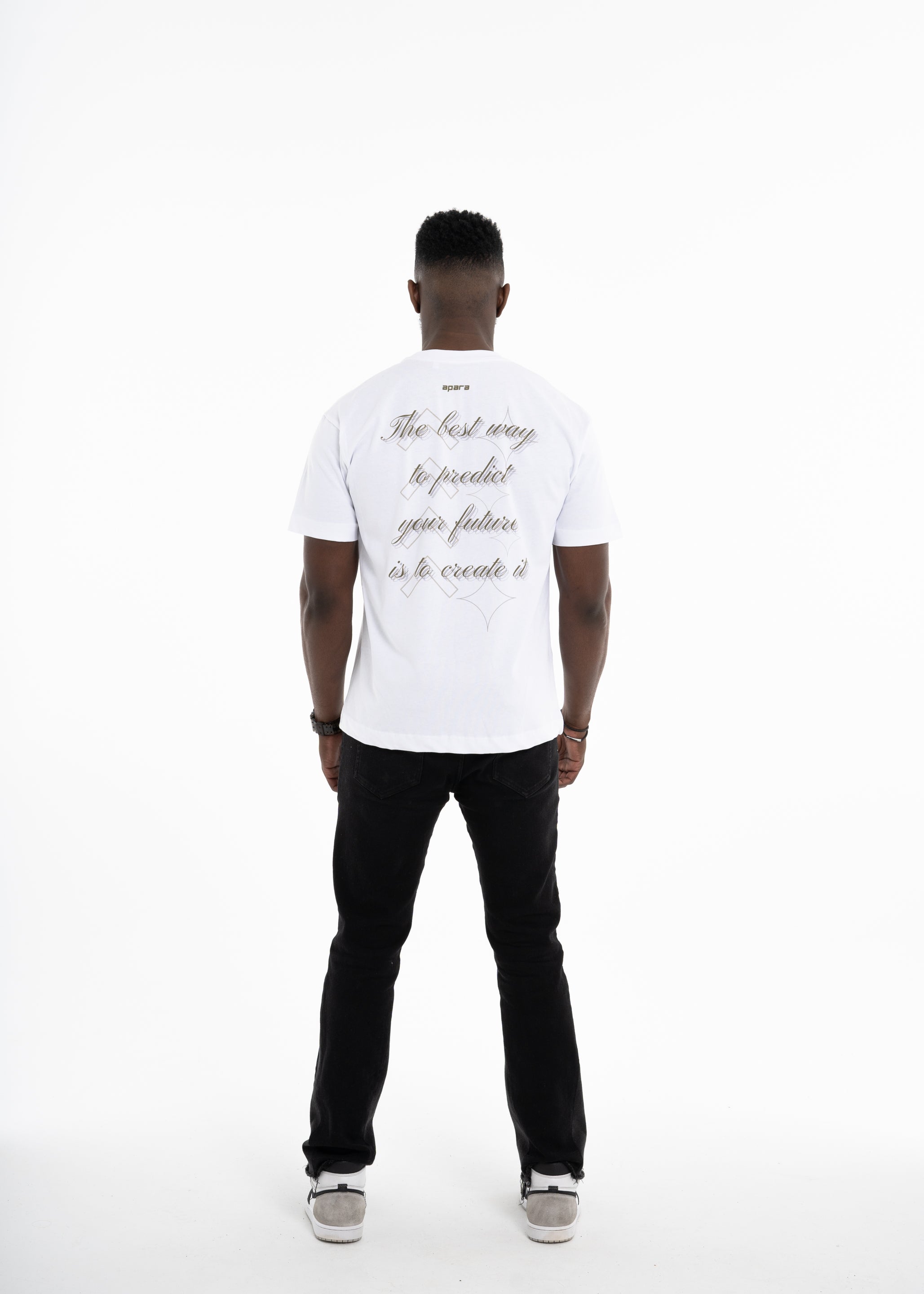 White/Khaki Tee - The APARA Collection by ACRA