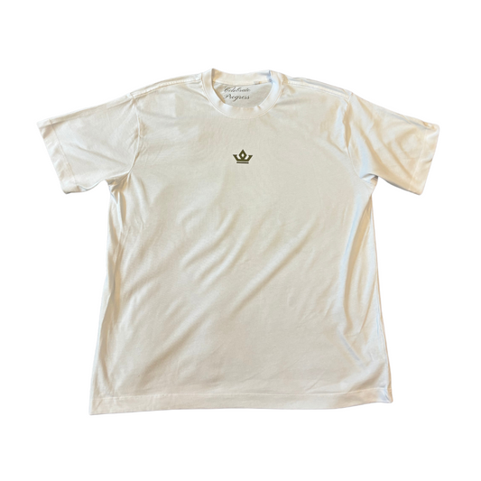 White/Khaki Tee - The APARA Collection by ACRA