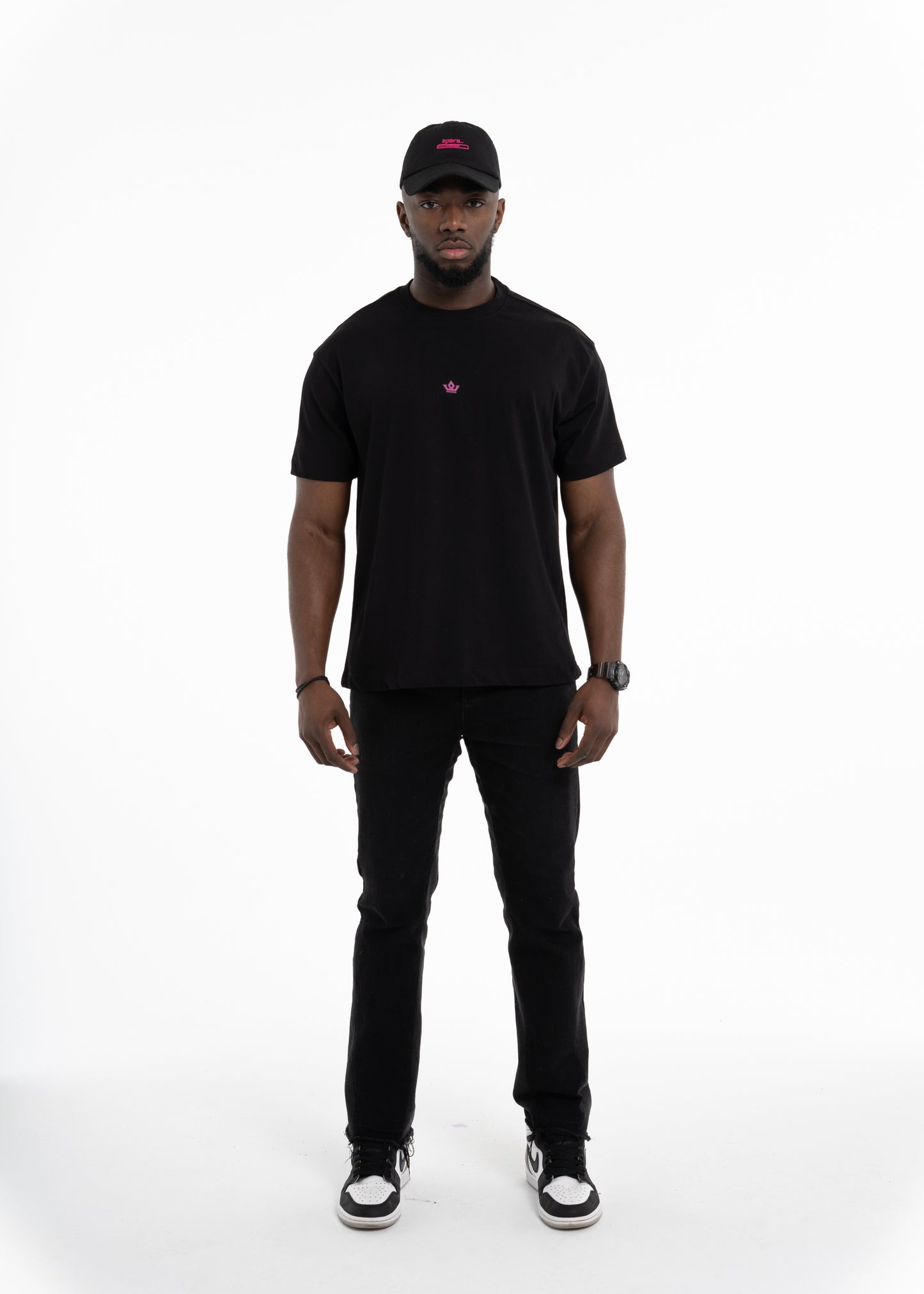 Black/Orchid Tee - The APARA Collection by ACRA