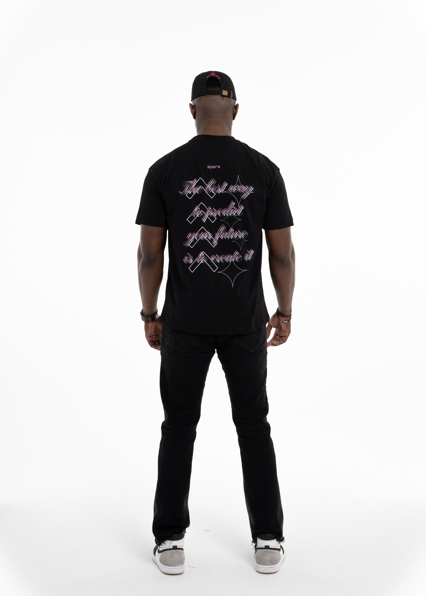 Black/Orchid Tee - The APARA Collection by ACRA