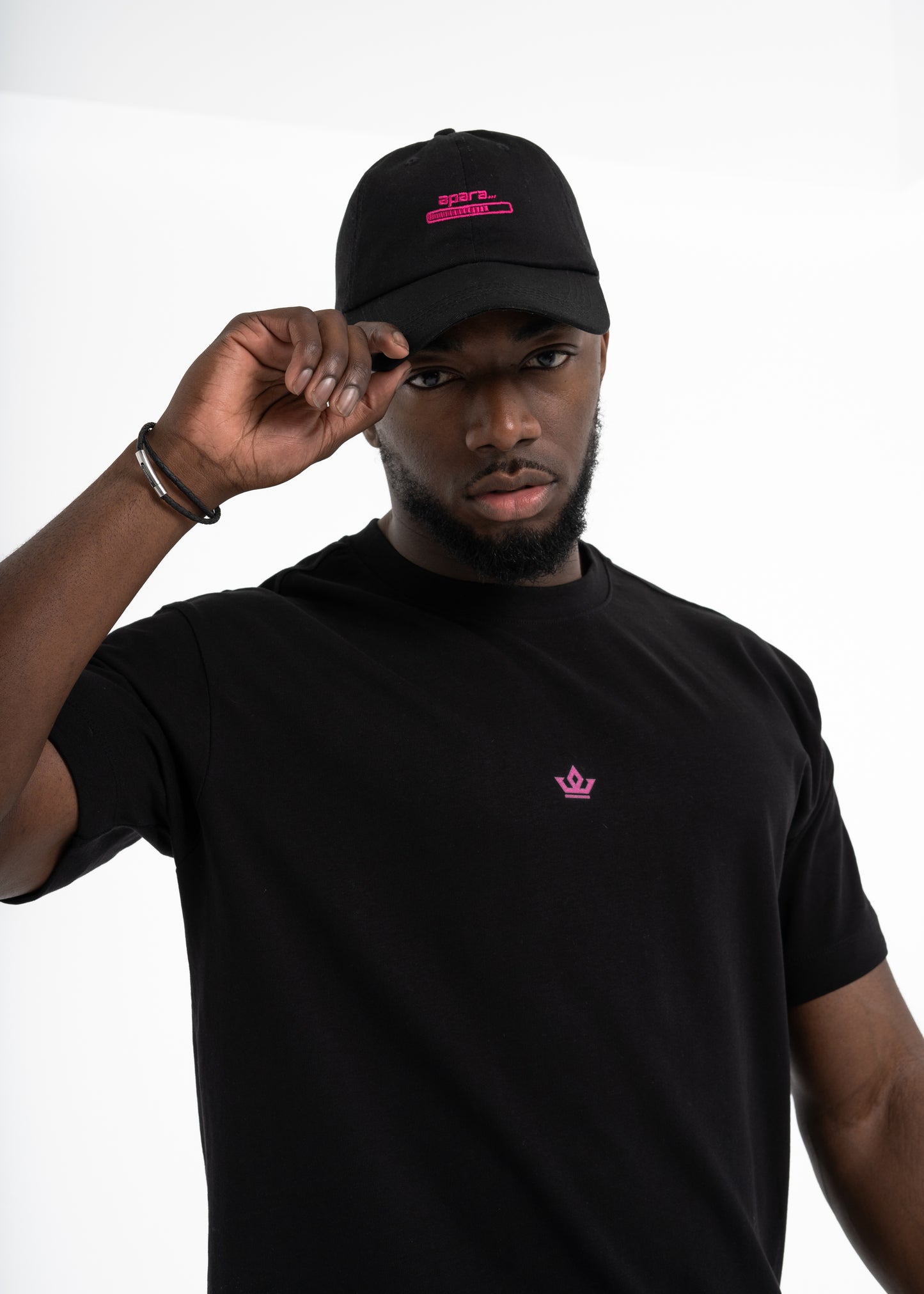 Black/Orchid Baseball Cap - The APARA Collection by ACRA