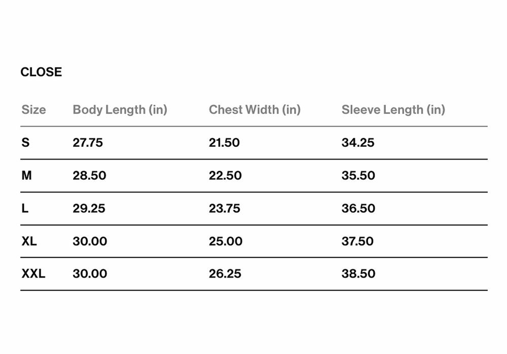 Black/Khaki Crop Top - The APARA Collection by ACRA Size Chart